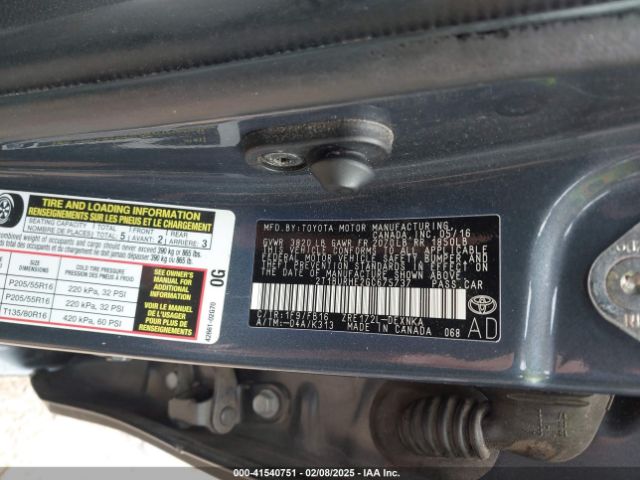 2T1BURHE2GC675737 Toyota 2zr-fe