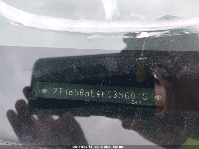 Toyota Corolla S Plus 2015 2T1BURHE4FC356015 Image 9