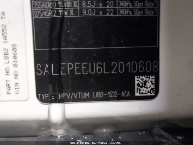 2020 LAND ROVER DEFENDER SALEPEEU6L2010608 Photo 8