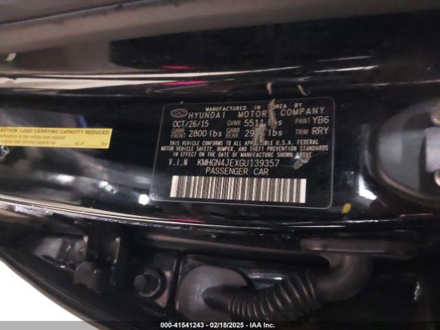 KMHGN4JEXGU139357 Hyundai Genesis 3.8
