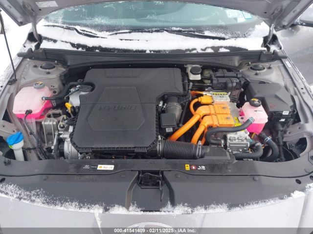 KMHLM4DJ1RU097450 Hyundai Elantra Hybrid Blue