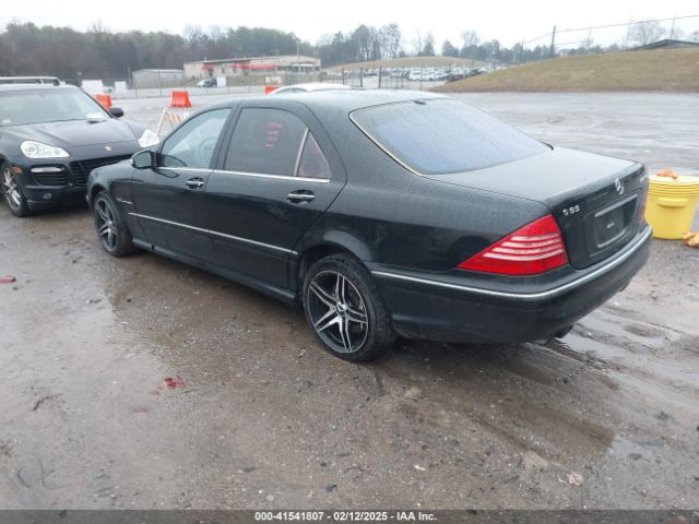 2003 MERCEDES-BENZ S 55 AMG WDBNG74JX3A364405 Photo 2