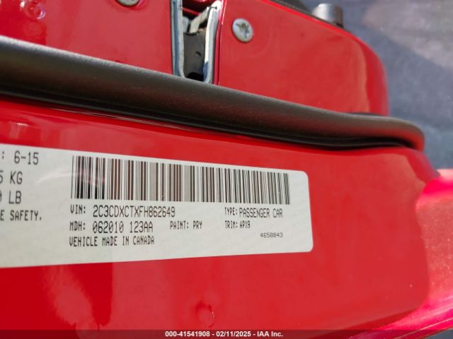 2015 DODGE CHARGER 2C3CDXCTXFH862649 Photo 8