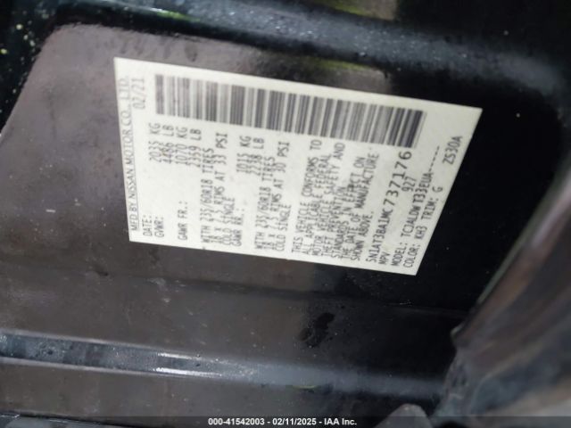 5N1AT3BA1MC737176 Nissan Rogue Sv Fwd
