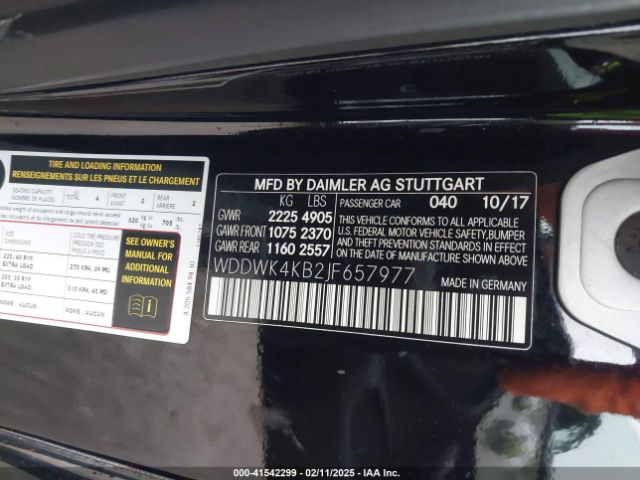 WDDWK4KB2JF657977 Mercedes-Benz C 300 4matic