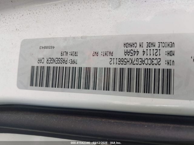 2C3CCAEG7KH566112 Chrysler 300 Limited