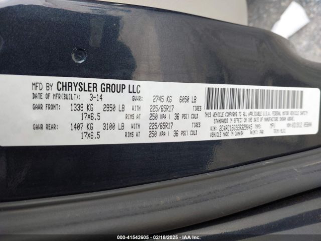 2014 CHRYSLER TOWN & COUNTRY 2C4RC1BG5ER329045 Photo 8