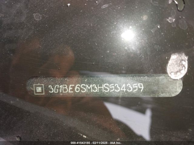 3G1BE6SM3HS534359 Chevrolet Cruze Lt Auto