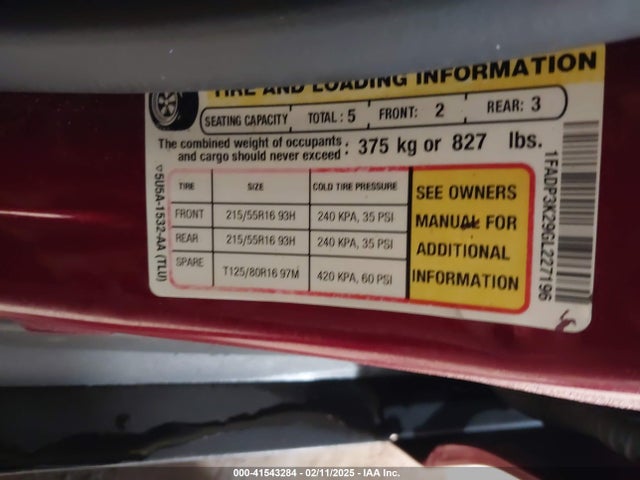 Ford FOCUS SE 2016 1FADP3K29GL227196 Image 9
