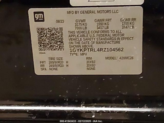 2024 CADILLAC LYRIQ 1GYKPTRL4RZ104562 Photo 8