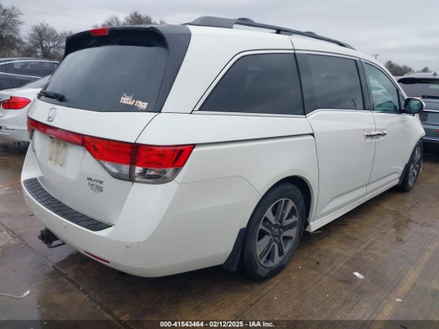 5FNRL5H9XGB100116 Honda Odyssey Touring/touring Elite