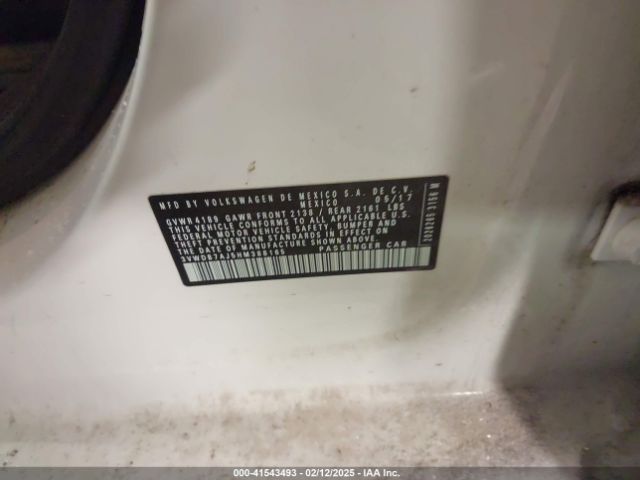 3VWDB7AJ5HM388165 Volkswagen Jetta 1.4t Se
