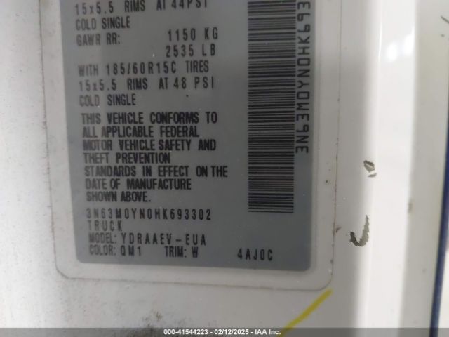 3N63M0YN0HK693302 Chevrolet City Express 1ls