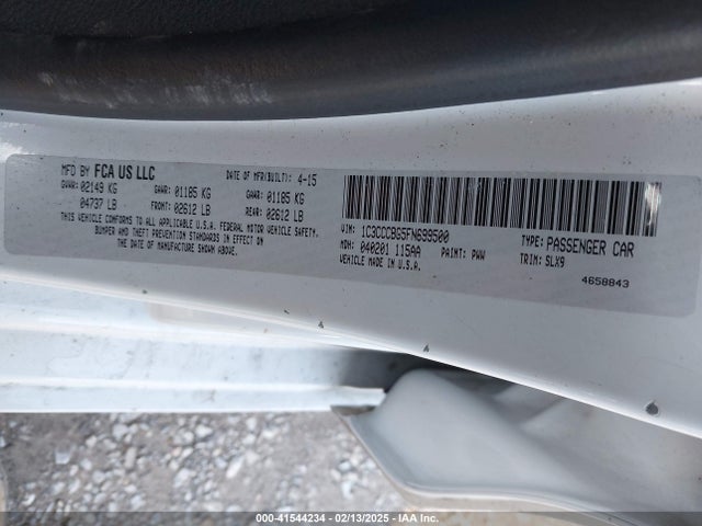 Chrysler 200 S 2015 1C3CCCBG5FN699500 Image 9