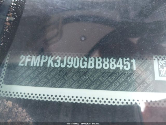 2FMPK3J90GBB88451 Ford EDGE SEL