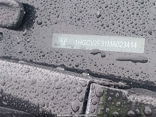 1HGCV2F31MA023414 Honda Accord Sport 2.0t