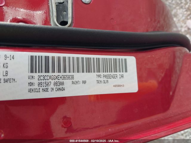 2014 CHRYSLER 300 2C3CCAGGXEH365838 Photo 8