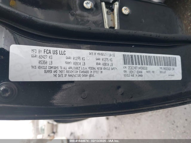 2C3CCABT1HH506532 Chrysler 300 300s Alloy Edition