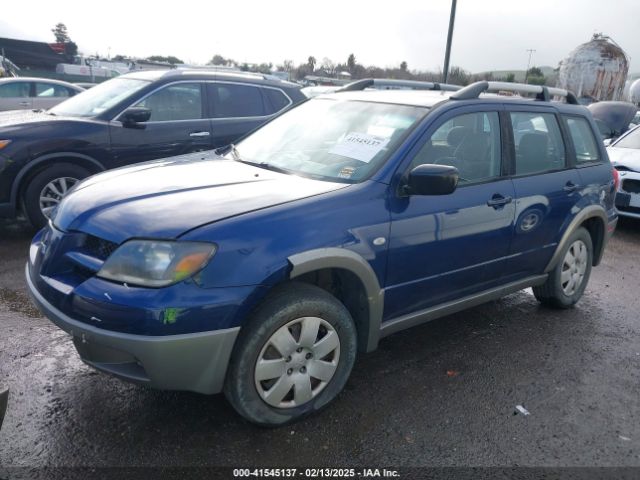 2003 MITSUBISHI OUTLANDER JA4LX31G73U065036 Photo 1