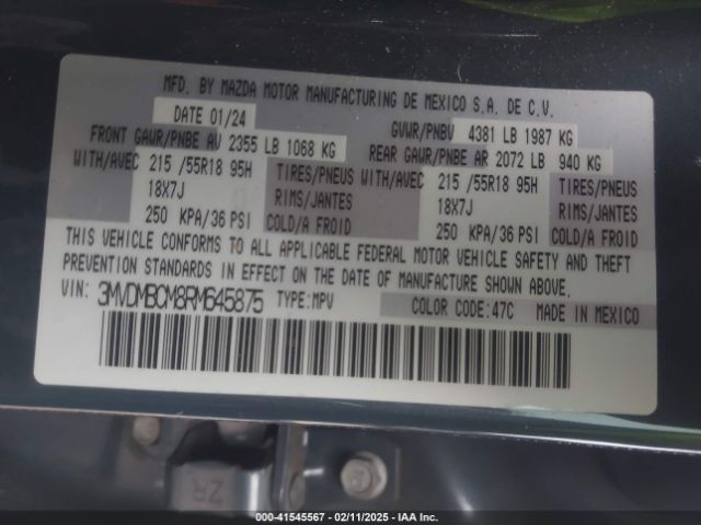 3MVDMBCM8RM645875 Mazda Cx-30 2.5 S Carbon Edition