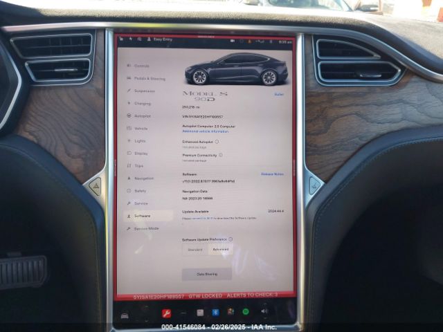 5YJSA1E20HF189557 Tesla 2017