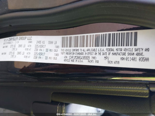 Jeep Cherokee Latitude 2014 1C4PJMCB0EW185929 Image 9