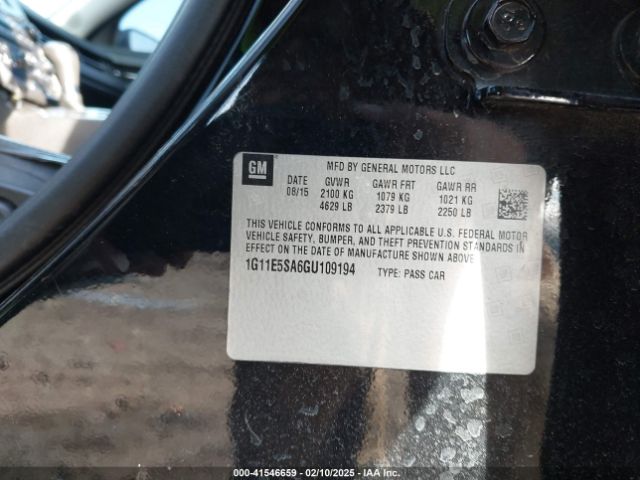 1G11E5SA6GU109194 Chevrolet Malibu Limited Ltz