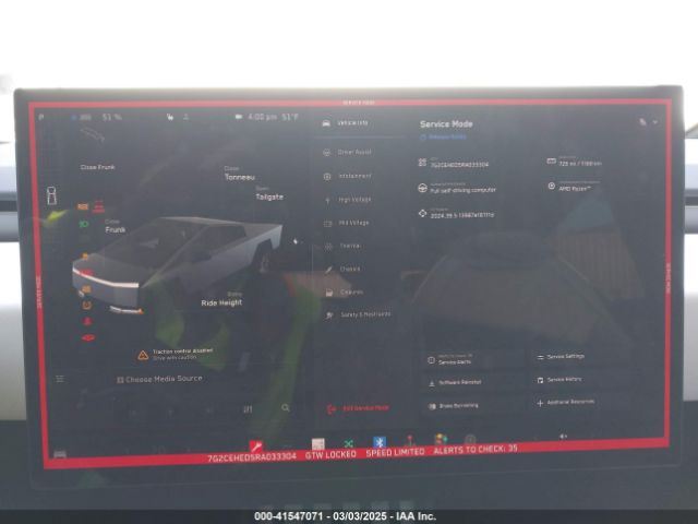 7G2CEHED5RA033304 Tesla Cybertruck