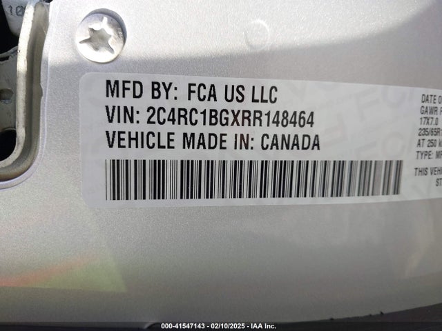 Chrysler Pacifica Touring L 2024 2C4RC1BGXRR148464 Image 9