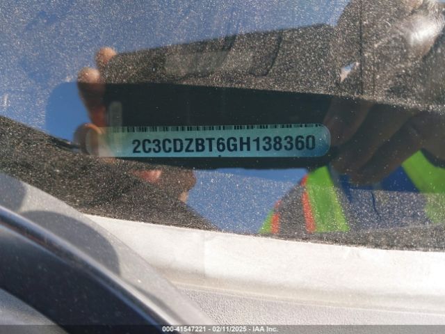 2C3CDZBT6GH138360 Dodge Challenger R/t Plus