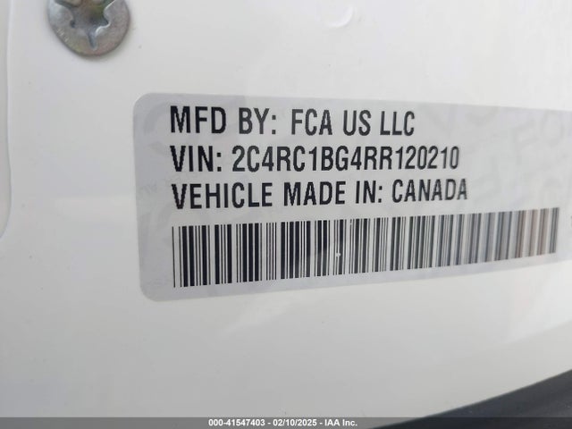 Chrysler Pacifica Touring L 2024 2C4RC1BG4RR120210 Image 9