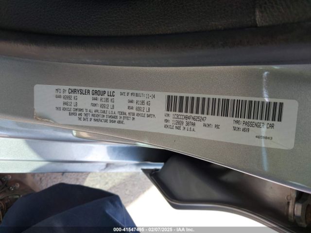 2015 CHRYSLER 200 1C3CCCAB4FN625247 Photo 8