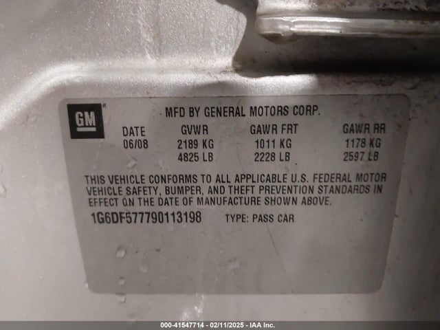 2009 CADILLAC CTS 1G6DF577790113198 Photo 8