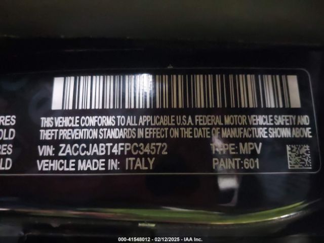 ZACCJABT4FPC34572 Jeep Renegade Latitude