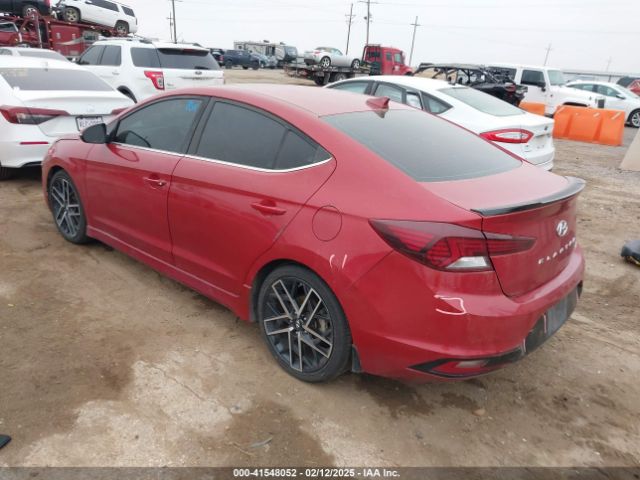 KMHD04LBXLU933693 Hyundai Elantra Sport