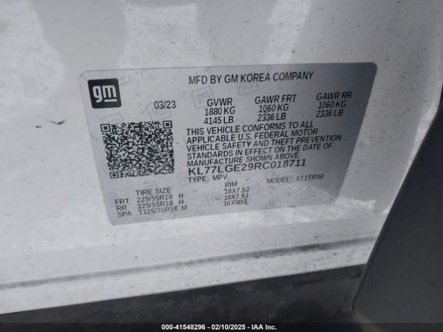 2024 CHEVROLET TRAX KL77LGE29RC018711 Photo 8