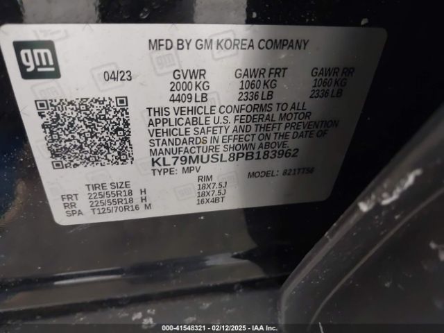 2023 CHEVROLET TRAILBLAZER KL79MUSL8PB183962 Photo 8