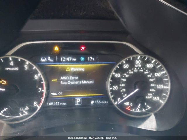 5N1AZ2BS2LN104917 Nissan Murano Sv Intelligent Awd