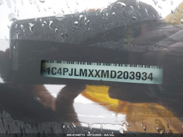 1C4PJLMXXMD203934 Jeep Cherokee Latitude Lux Fwd