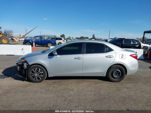 2T1BURHE0JC065147 Toyota COROLLA LE