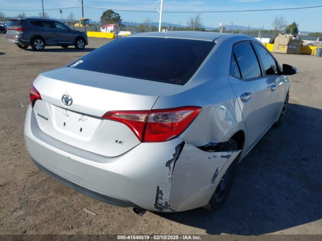 2T1BURHE0JC065147 Toyota COROLLA LE