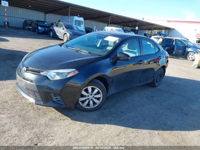 2T1BURHE3GC606801 Toyota COROLLA LE