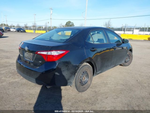 2T1BURHE3GC606801 Toyota COROLLA LE