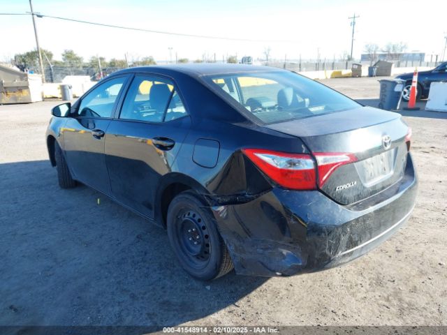 2T1BURHE3GC606801 Toyota COROLLA LE