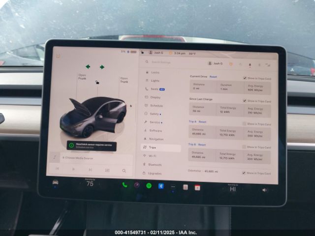 7SAYGDEFXNF399322 Tesla Model Y Performance Dual Motor All-wheel Drive
