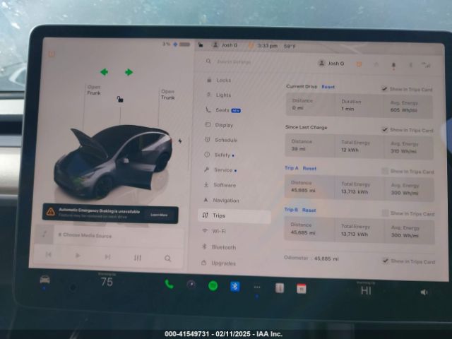 7SAYGDEFXNF399322 Tesla Model Y Performance Dual Motor All-wheel Drive