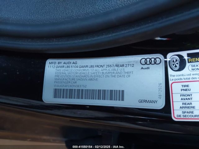 2013 AUDI A6 WAUGFAFC6DN083752 Photo 8