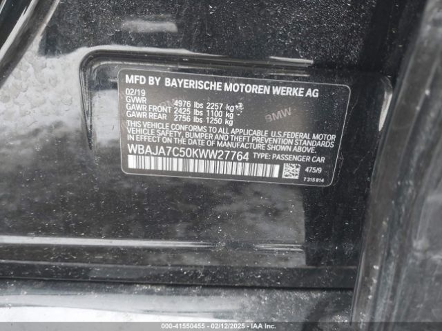 WBAJA7C50KWW27764 BMW 530i Xdrive