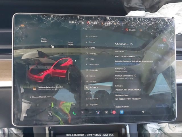 5YJ3E1EA1JF044551 Tesla Model 3 Long Range/mid Range