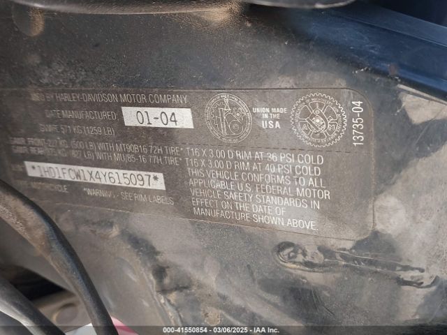 2004 HARLEY-DAVIDSON FLHTCUI 1HD1FCW1X4Y615097 Photo 9